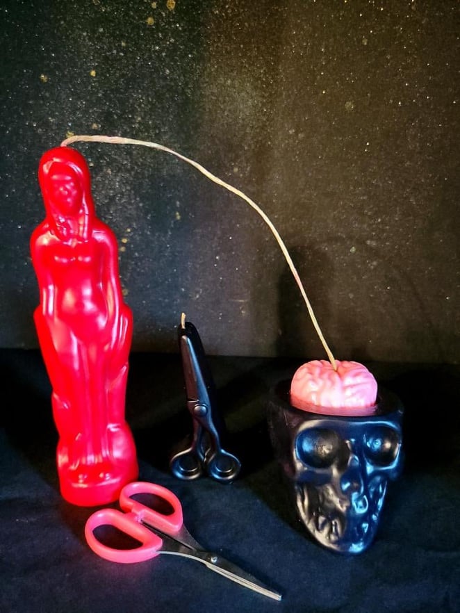 Mind Eraser Kit or Always on Their Mind/Think of Me BLACK SKULL / FEMALE RED